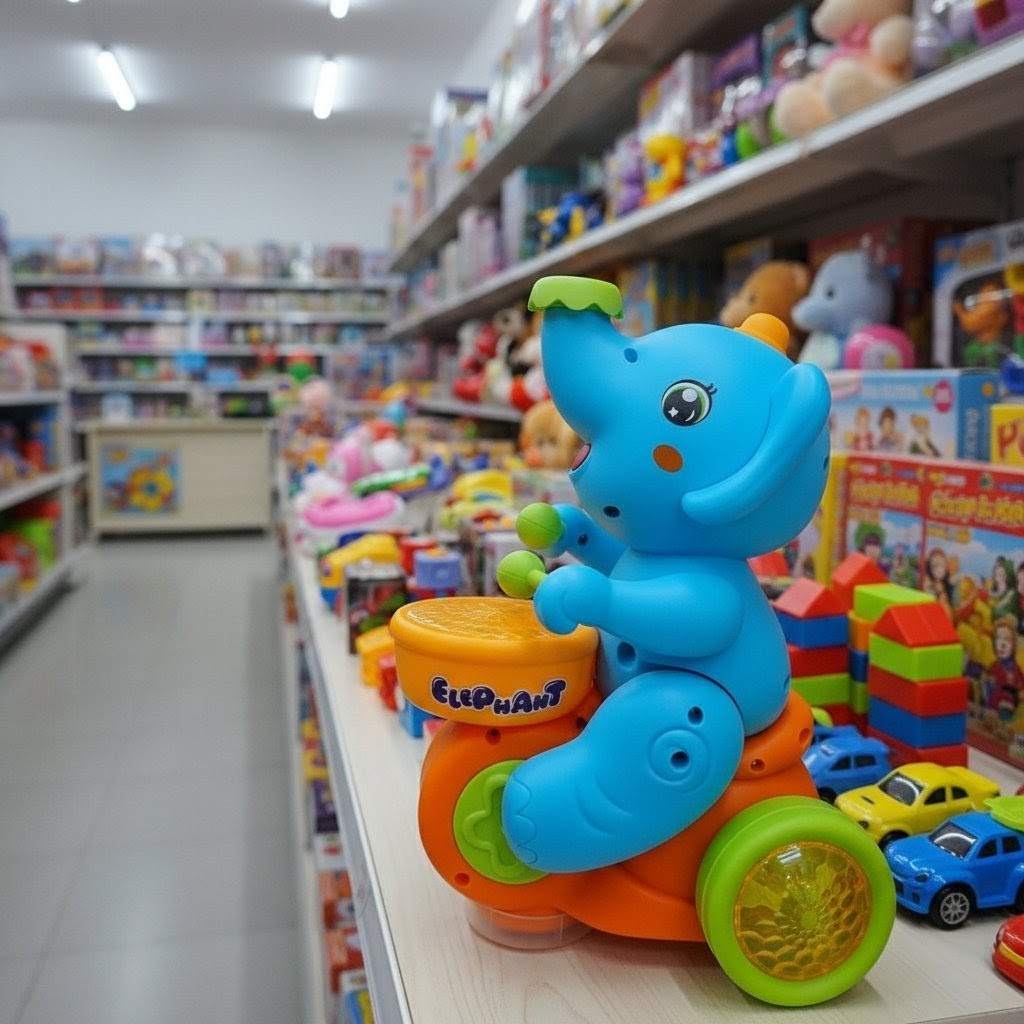 Musical Elephant Toy for Kids β Lights, Music & Dancing (3+)