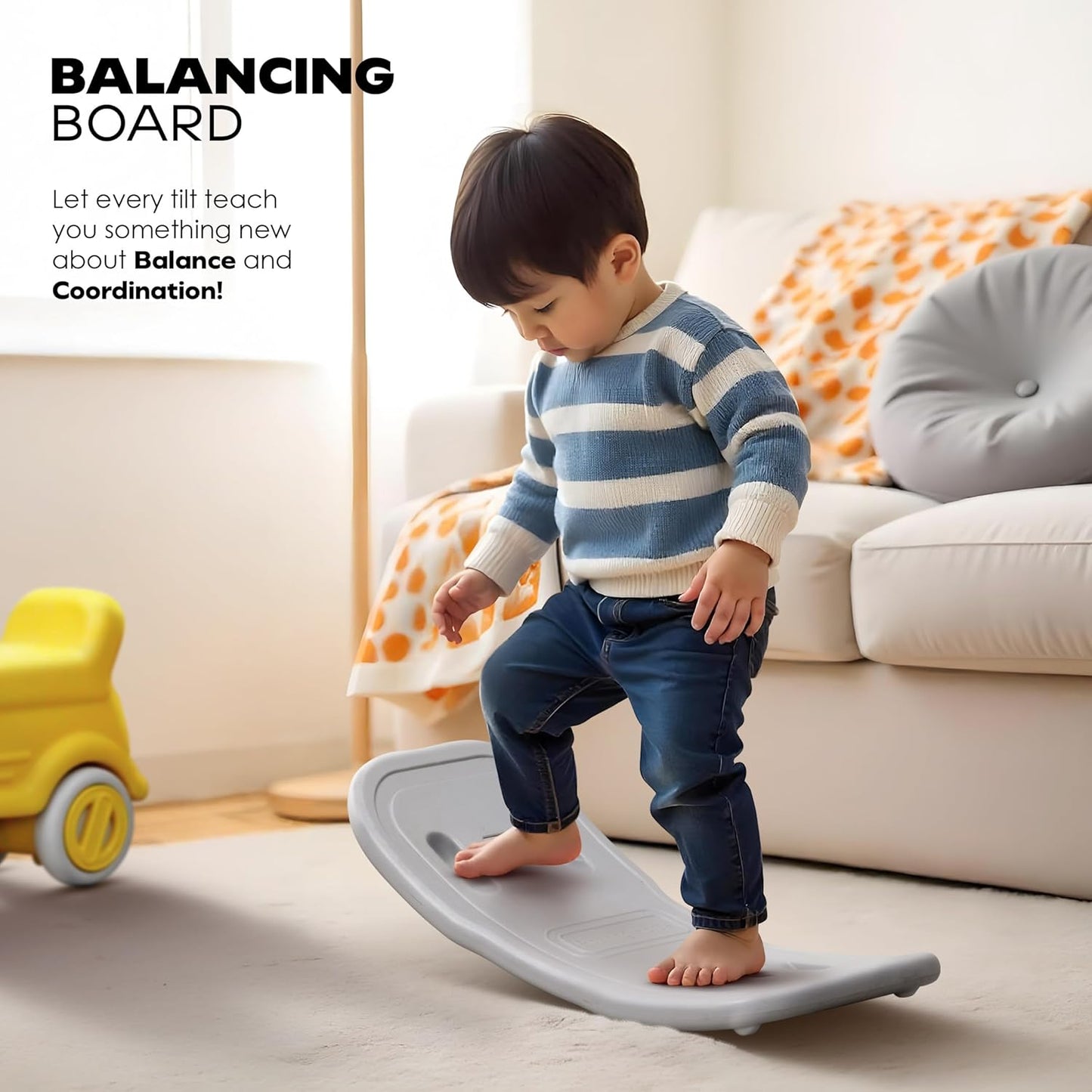 3-in-1 Rock & Roll Ride-On β Push Car, Rocking Horse & Balance Board for Toddlers (12 Months β 5 Years)