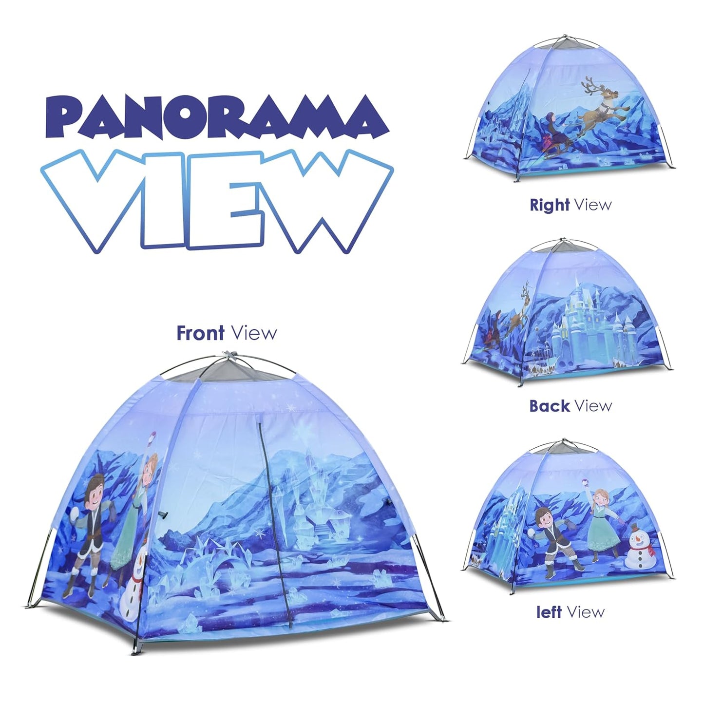 Kids Foldable Play Tent β Indoor & Outdoor Playhouse, Snow Theme, Water-Repellent, Easy Assembly, Portable Storage (2β6 Years)