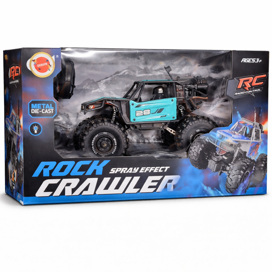 RC Rock Crawler Toy Car with Spray Effect & Metal Body | Remote Control
