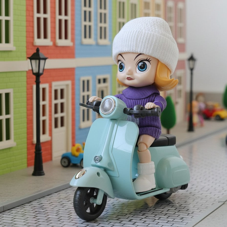 Motor Tide Flow Scooter Rider Toy with Light & Music (3+)