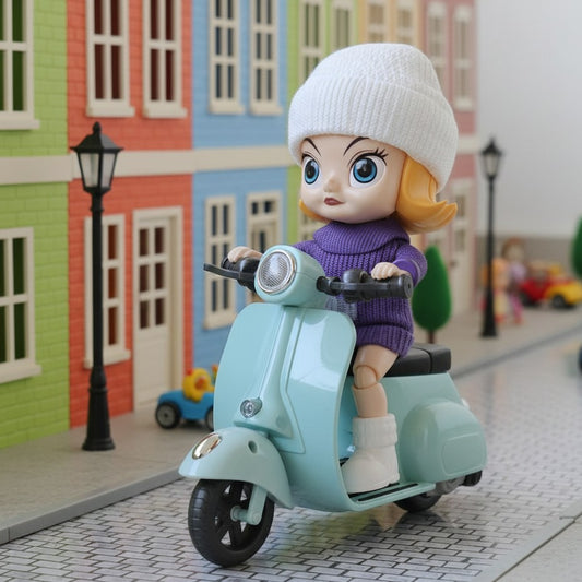 Motor Tide Flow Scooter Rider Toy with Light & Music (3+)