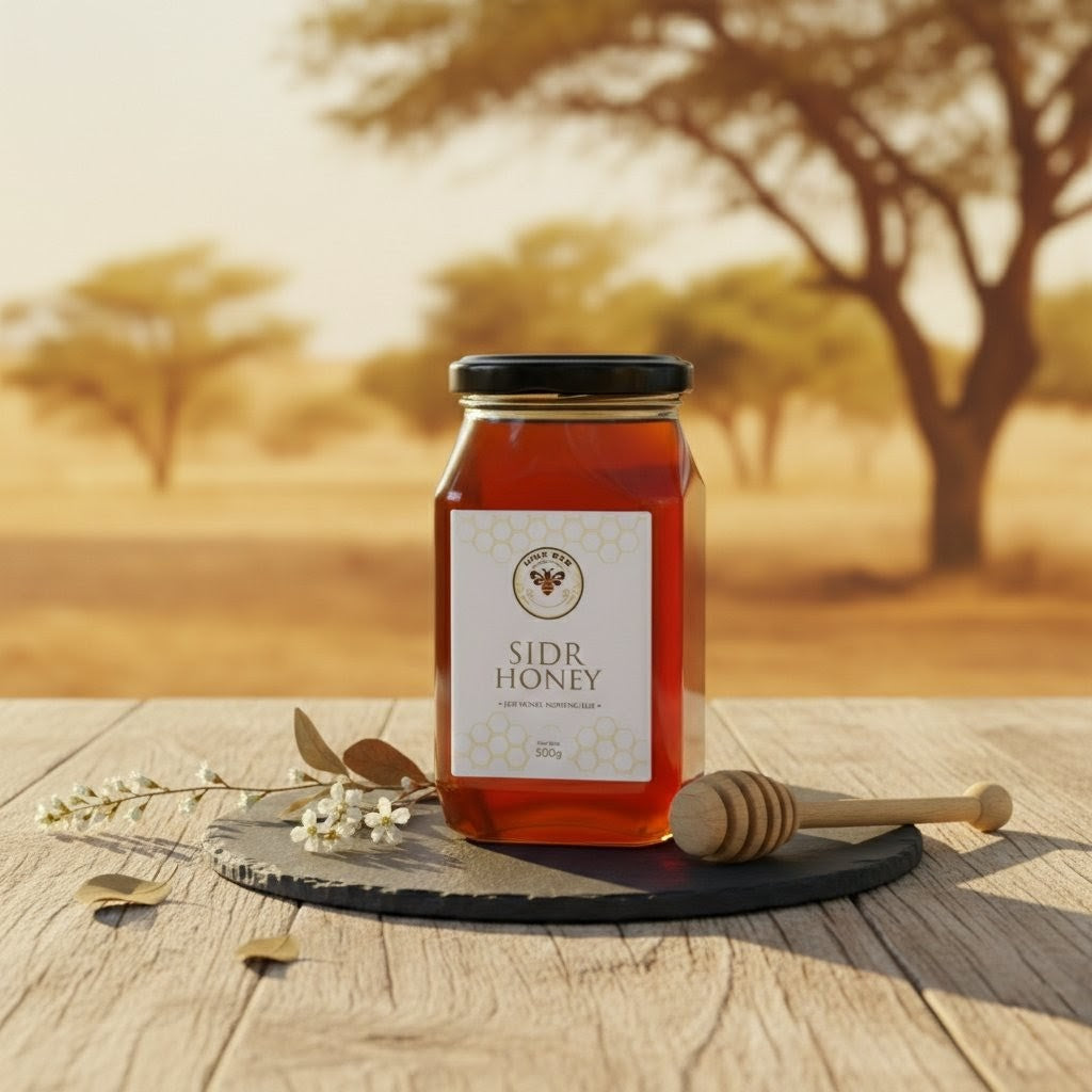 Sidr Honey – 100% Pure Premium Raw Honey | Wild Harvested & Lab Tested - 500g