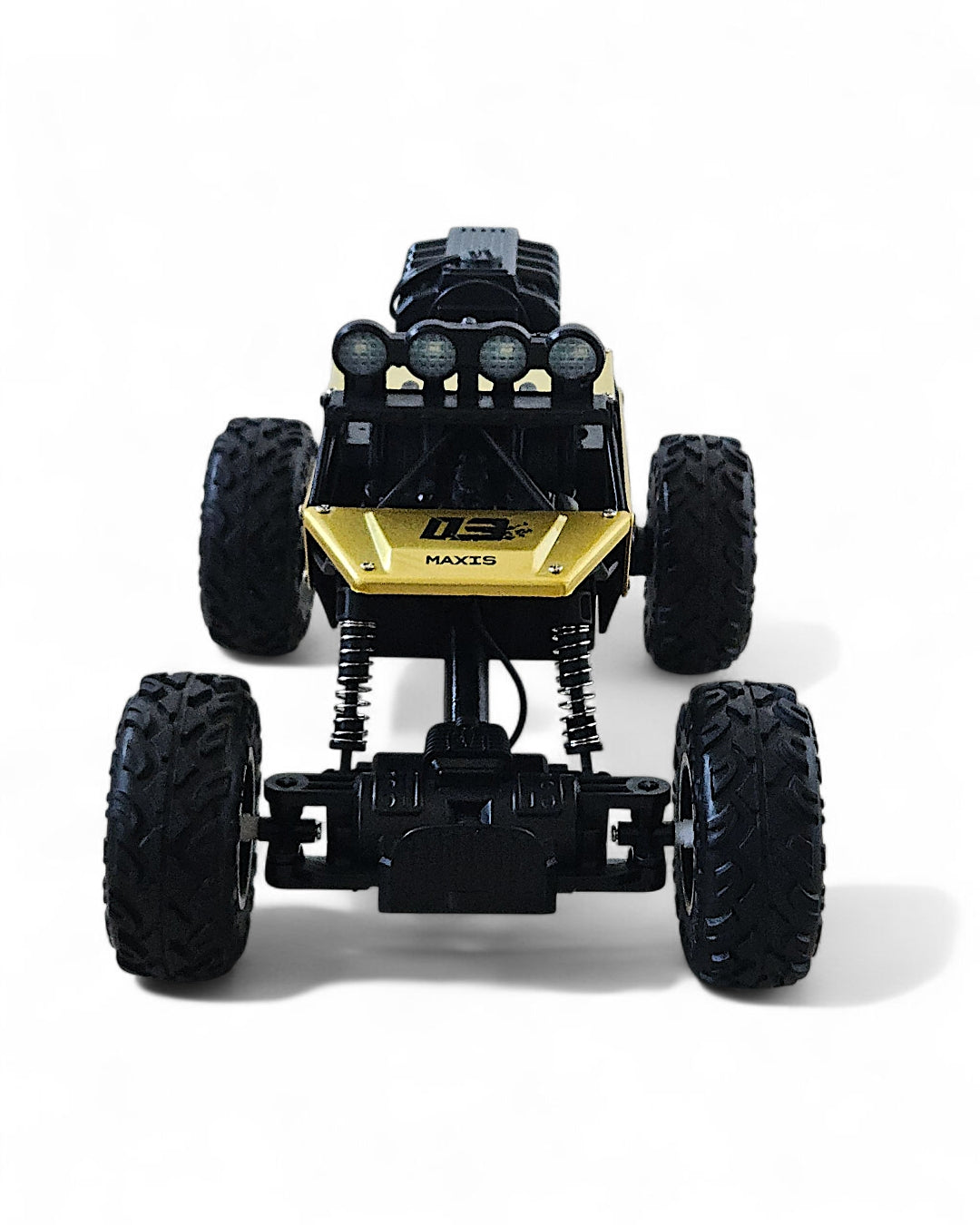 Rock Crawler 1:16 RC Car – Metal Body, Shock Absorbers, LED Lights, Type-C Charging, Kids Edition