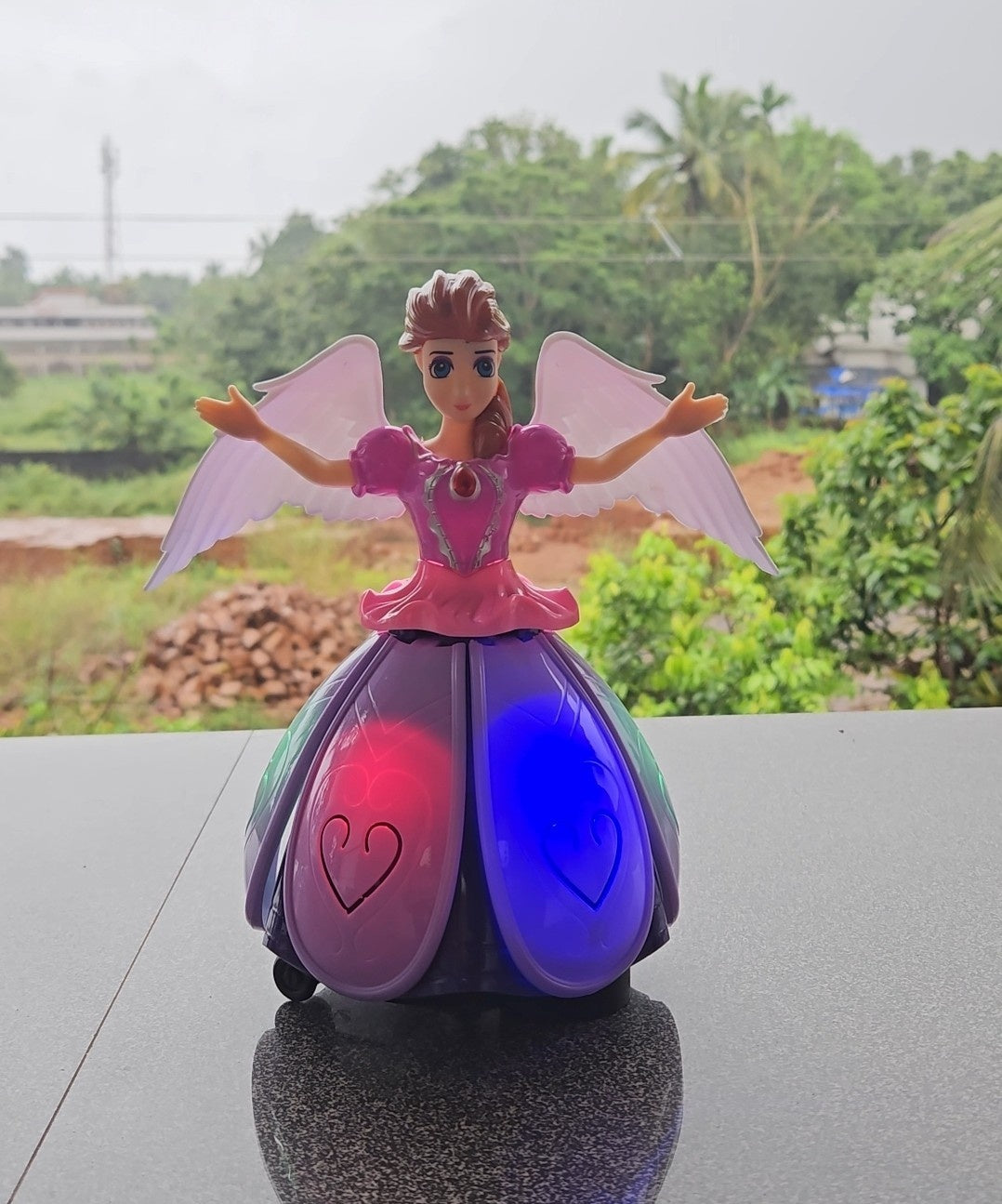 Angel Girl 3+ Spinning Doll – Lights & Music, Educational, Boosts Auditory & Hands-On Skills