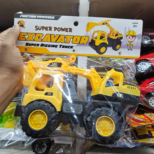 Super Power Excavator Toy Truck – Friction Powered Construction Vehicle for Kids