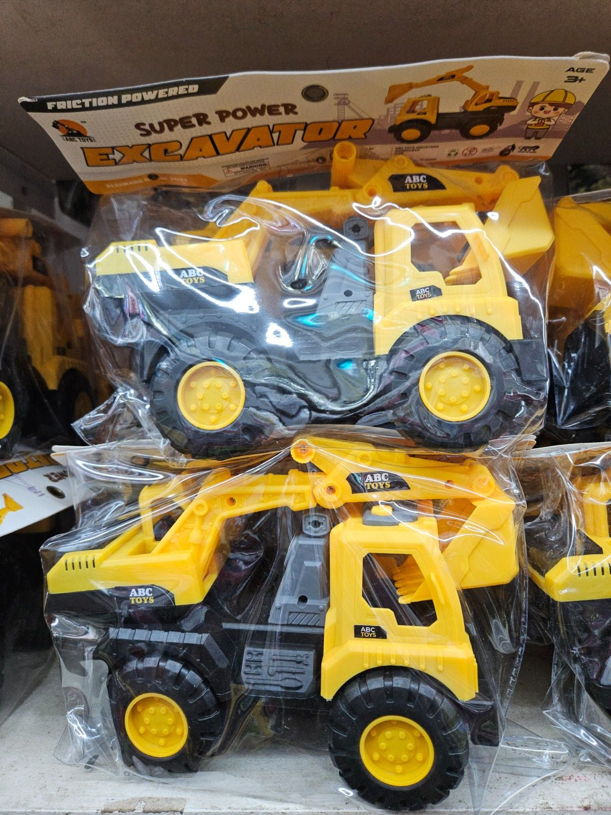 Super Power Excavator Toy Truck – Friction Powered Construction Vehicle for Kids