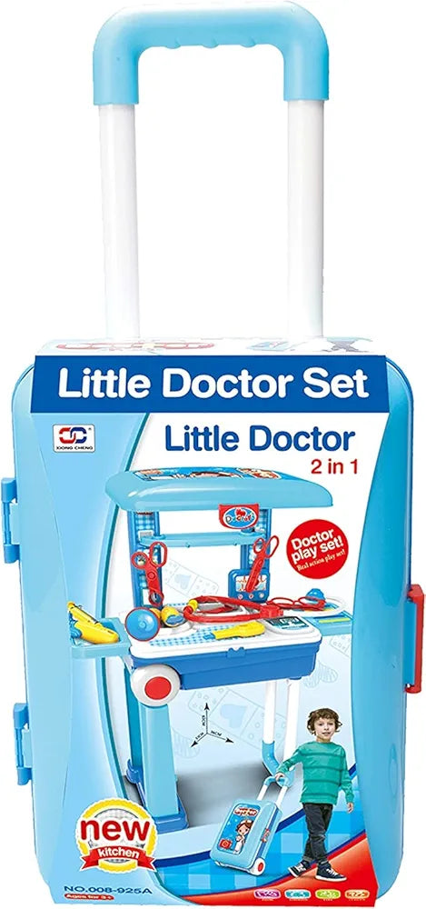 Little Doctor Set for Kids – 2-in-1 Portable Medical Playset (3+)