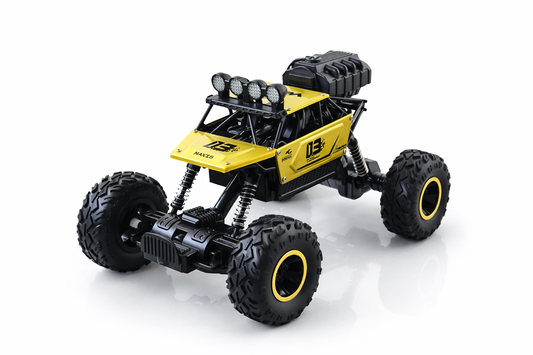 Rock Crawler 1:16 RC Car – Metal Body with LED Lights