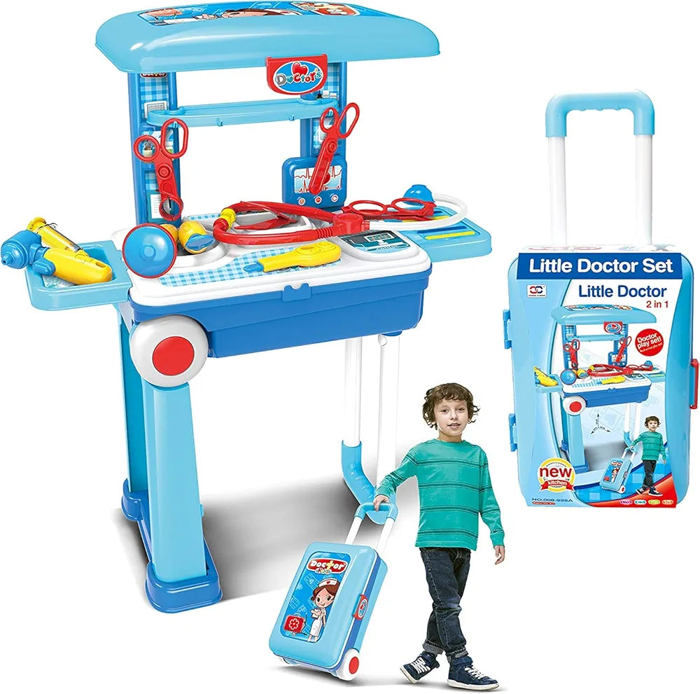 Little Doctor Set for Kids – 2-in-1 Portable Medical Playset (3+)
