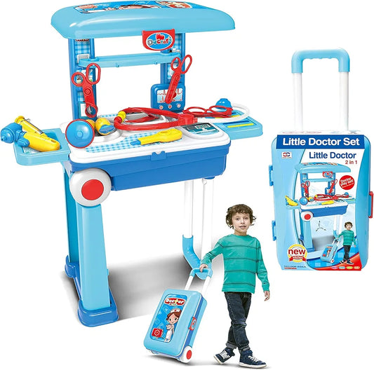 Little Doctor Set for Kids – 2-in-1 Portable Medical Playset (3+)