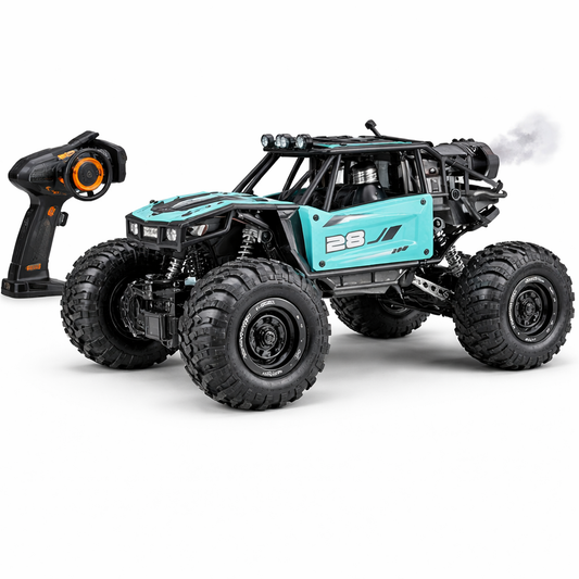 RC Rock Crawler Toy Car with Spray Effect & Metal Body | Remote Control
