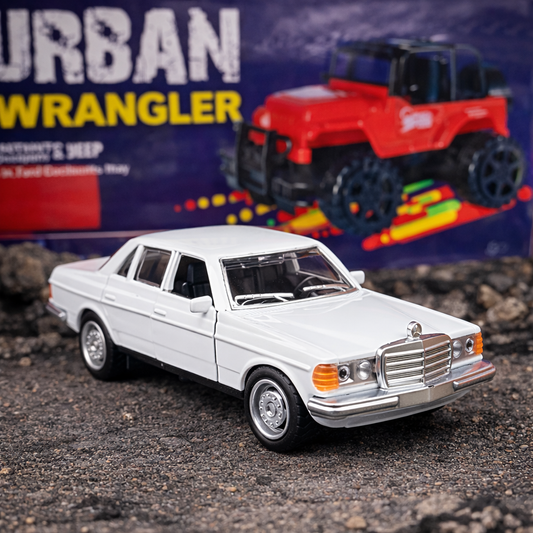 Die Cast Classic Sedan Toy Car | Metal Body Collectible Model