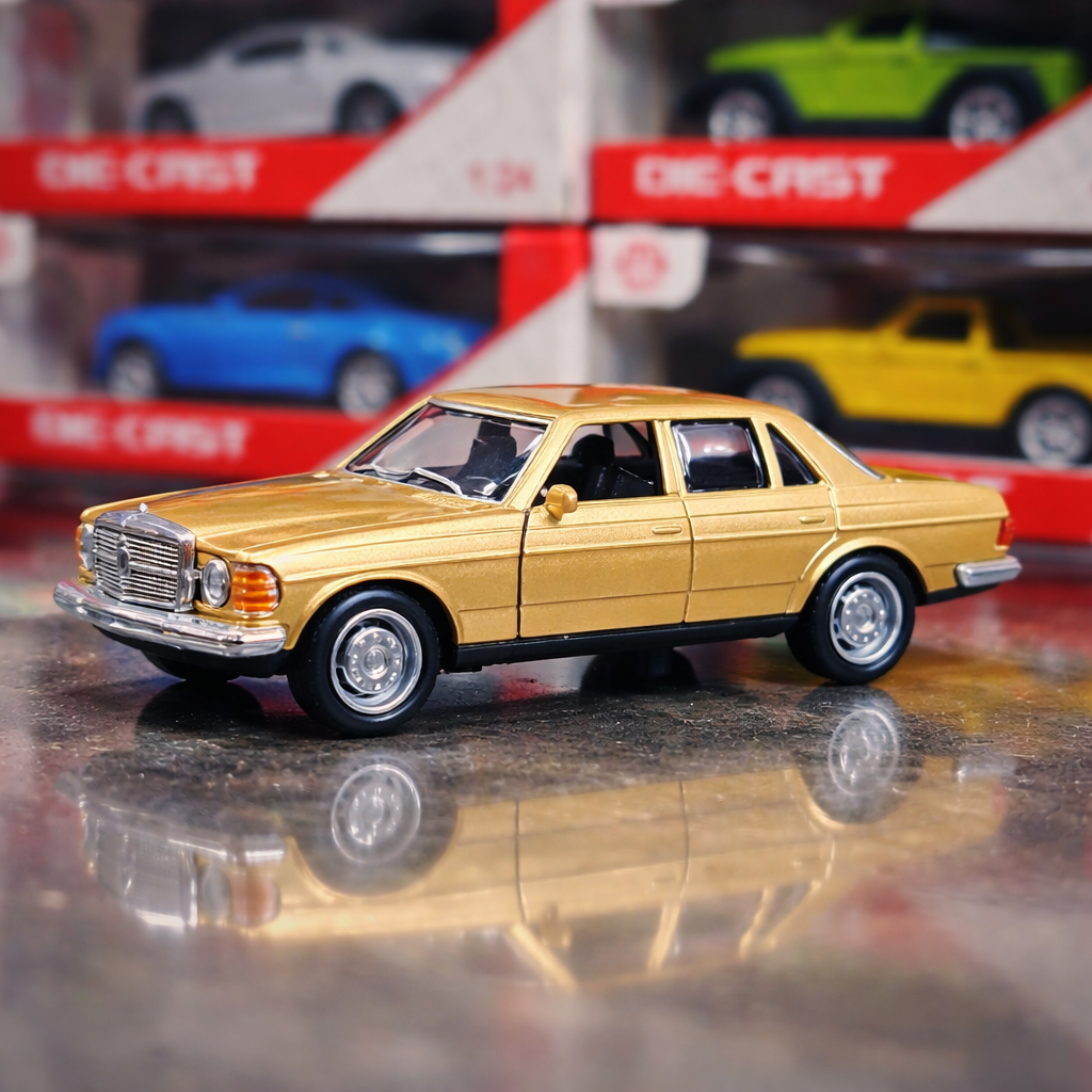 Die Cast Classic Sedan Toy Car | Metal Body Collectible Model