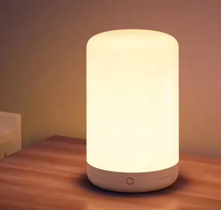 RGB Touch Sensor Table Lamp | Multi-Color Ambient Night Light with Adjustable Brightness