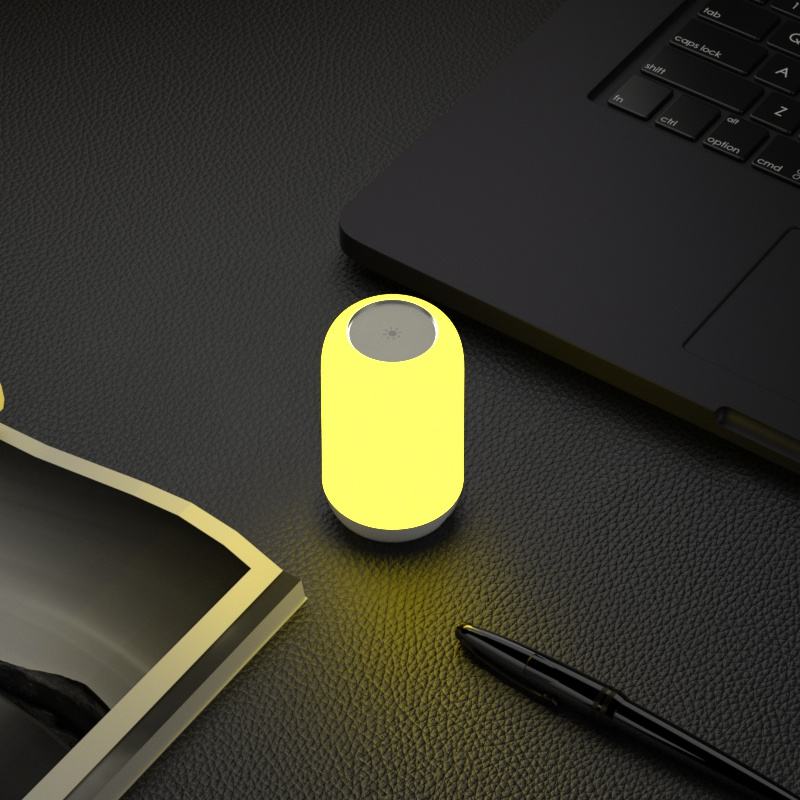 RGB Touch Sensor Table Lamp | Multi-Color Ambient Night Light with Adjustable Brightness