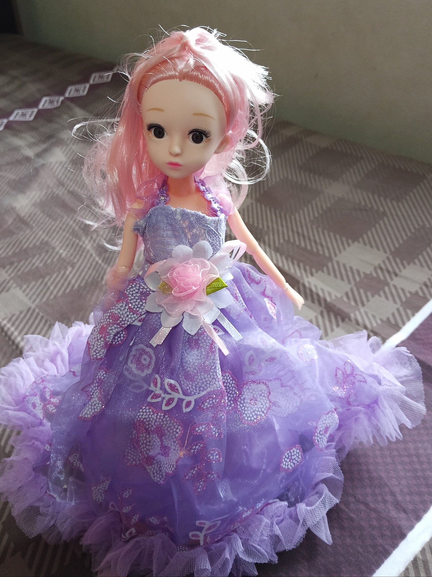 Fianna Princess Doll - Joints Rotate 360° | Music/Rotation Steps Feature | Collectible Fashion Doll Toy