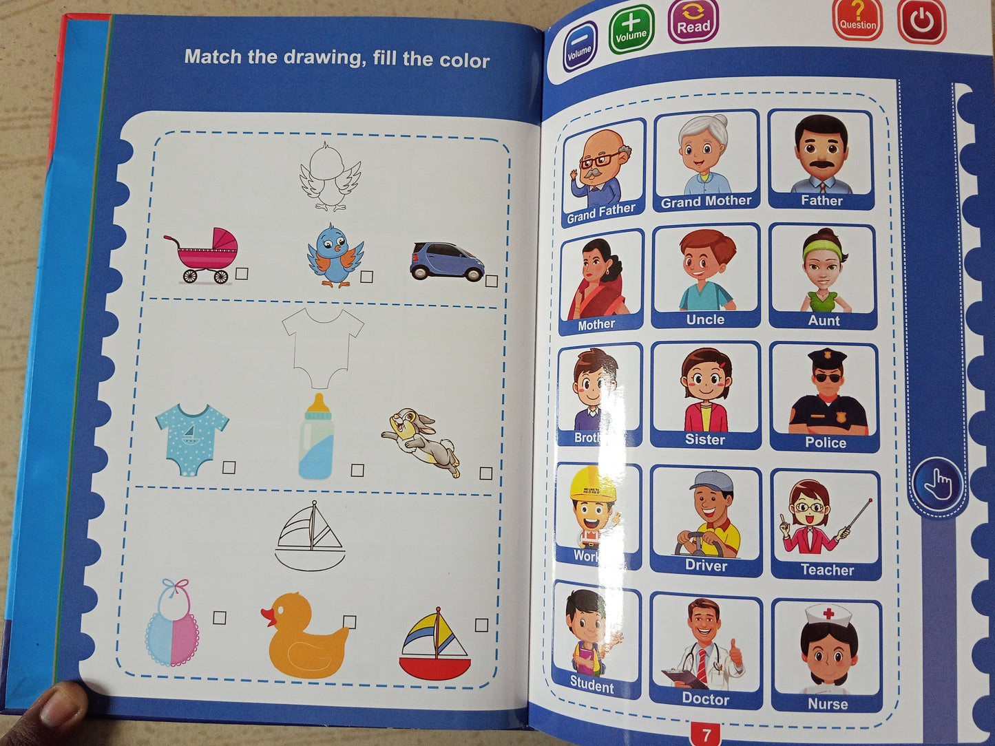 Interactive Intelligent Learning Book for Kids – Educational Sound Book - Prepaid only