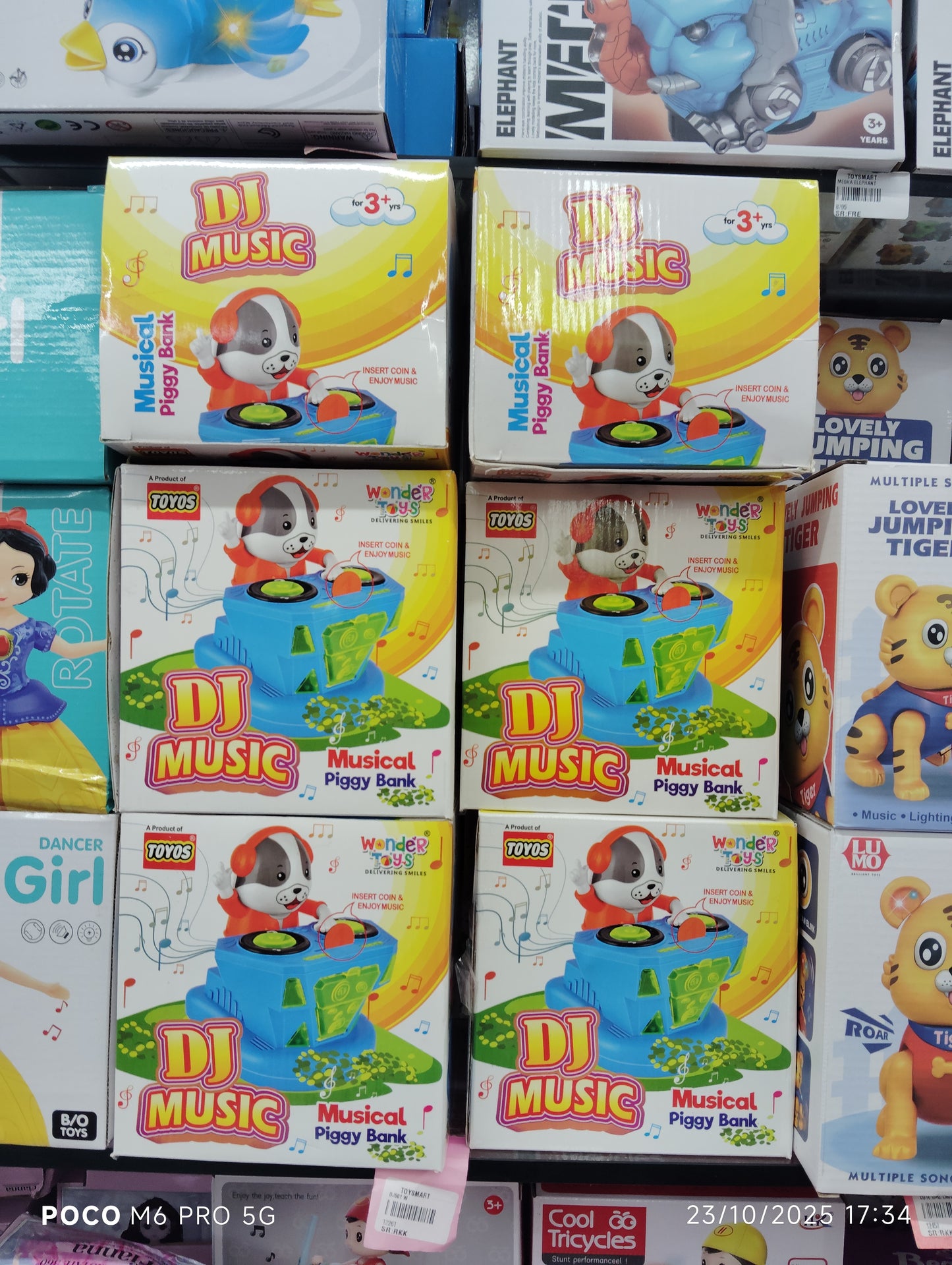 DJ Music Piggy Bank for Kids – Light & Sound Coin Bank Toy (3+)