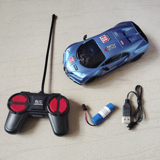 RC Speed Racing Drift Car with LED Lights – Remote Control Sports Car for Kids (3+ Years)