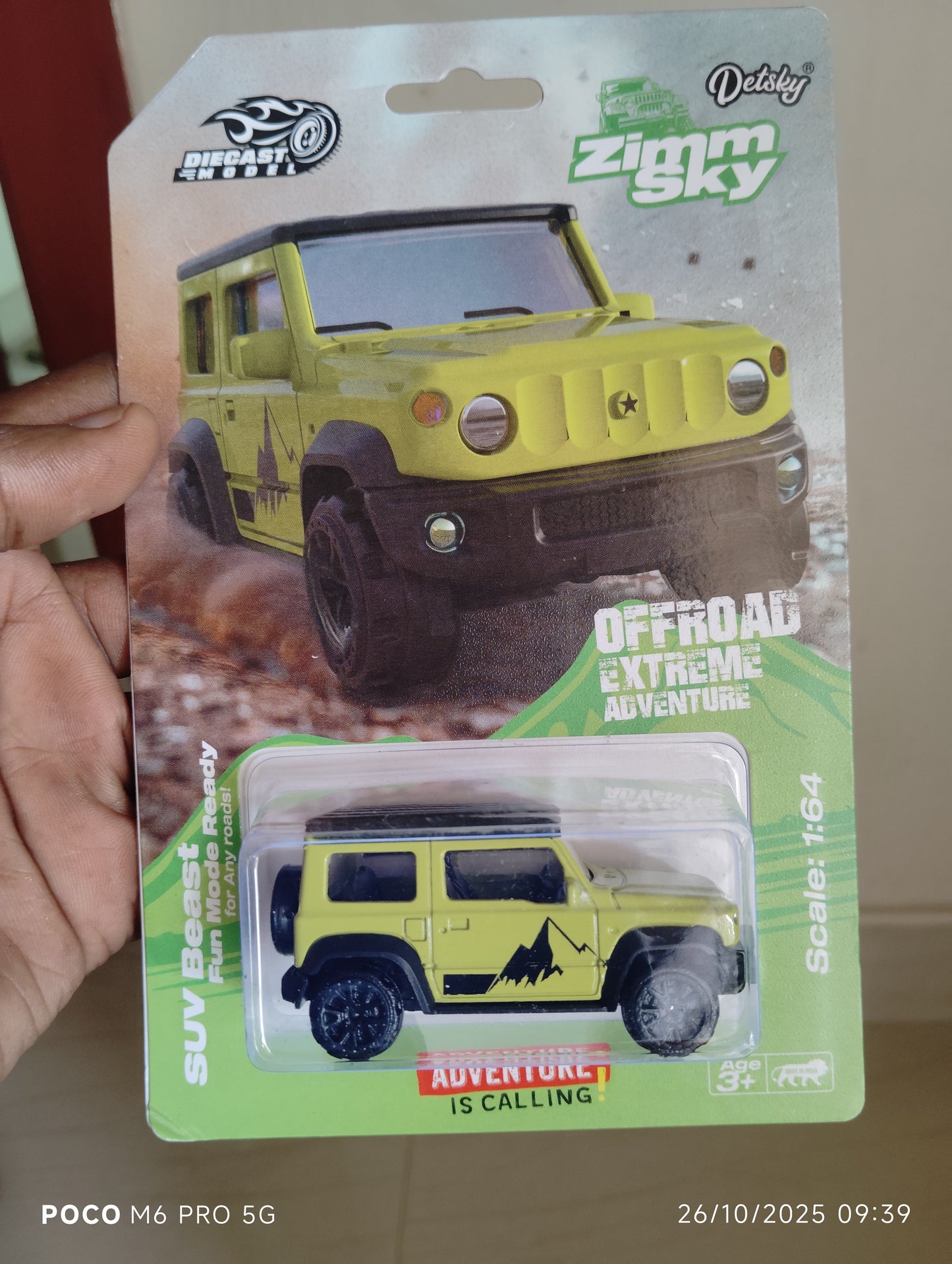 Detsky ZIMMSKY 1:64 Die-Cast SUV Car Model - Prepaid only
