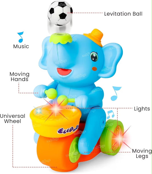 Musical Elephant Toy for Kids – Lights, Music & Dancing (3+)