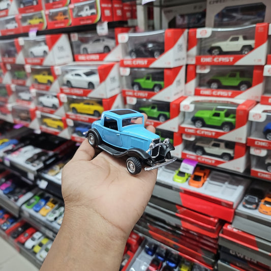 Vintage Classic Die-Cast Car | Metal Retro Model Toy