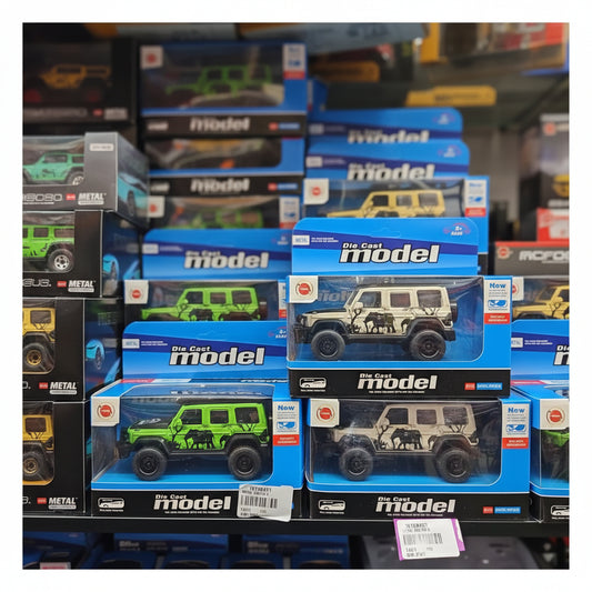 Die-Cast Off-Road Jeep Model Car | Metal SUV Toy